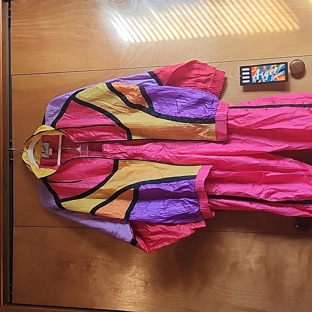 Argee Fushia Windbreaker Jacket and Pants